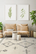 Load image into Gallery viewer, Damali Black & White Rug