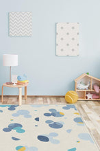 Load image into Gallery viewer, Mickey Polka Dots Slate Blue Rug