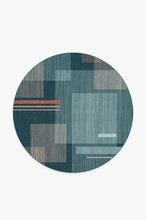 Load image into Gallery viewer, Quadra Teal Rug