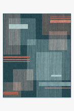 Load image into Gallery viewer, Quadra Teal Rug