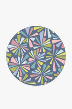 Load image into Gallery viewer, Sunburst Teal Rug