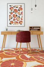 Load image into Gallery viewer, Citrus Blood Orange Rug

