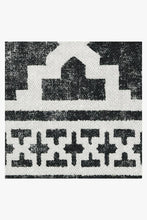 Load image into Gallery viewer, Outdoor Cleo Trellis Black Rug
