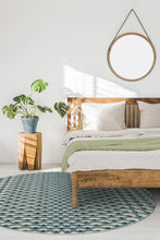 Load image into Gallery viewer, Cynthia Rowley Lamella Jade Rug
