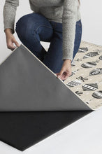 Load image into Gallery viewer, Festive Garland Warm Grey Rug
