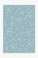 Load image into Gallery viewer, Mickey Doodles Blue Rug
