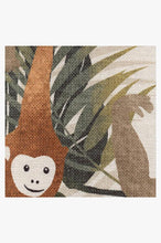 Load image into Gallery viewer, Monkey Mania Natural Rug
