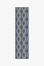 Load image into Gallery viewer, Outdoor Motus Diamond Navy Rug
