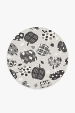 Load image into Gallery viewer, Pumpkin Black &amp; White Rug

