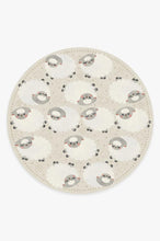 Load image into Gallery viewer, Sleepy Sheep Soft White Rug
