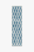 Load image into Gallery viewer, Soraya Trellis Blue Rug
