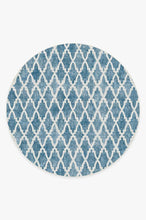 Load image into Gallery viewer, Soraya Trellis Blue Rug
