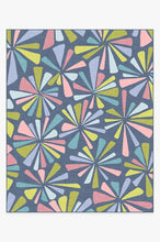 Load image into Gallery viewer, Sunburst Teal Rug
