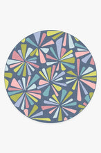 Load image into Gallery viewer, Sunburst Teal Rug
